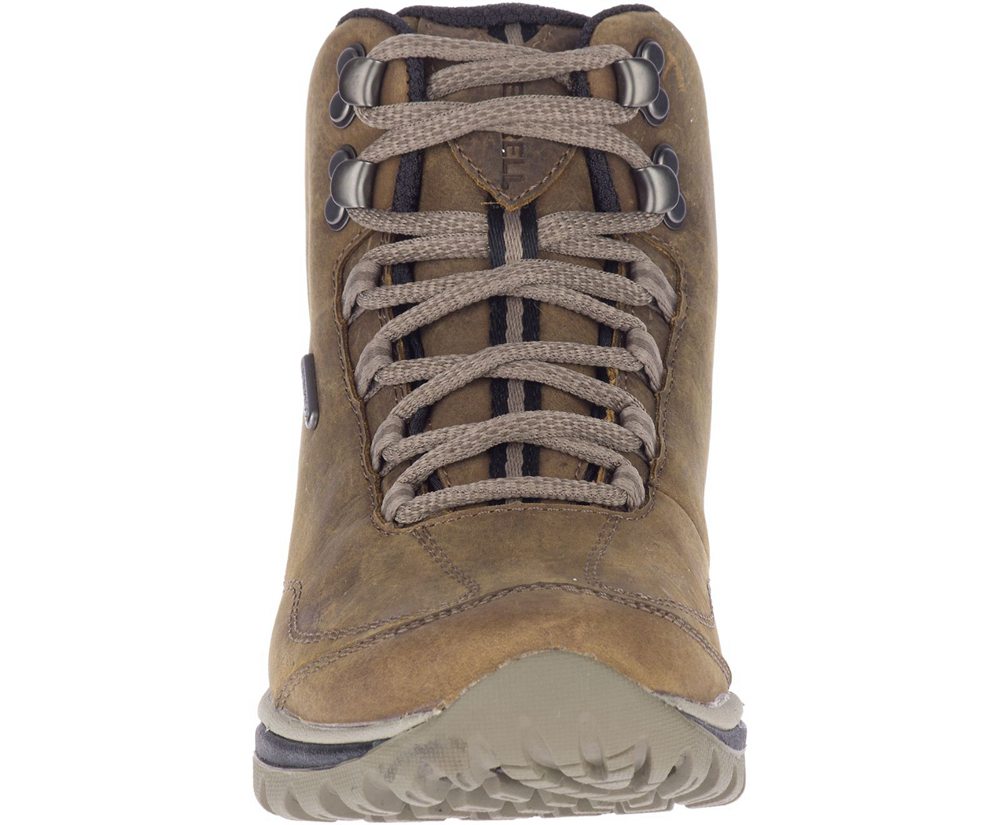 Botas Senhora - Merrell Siren Traveller 3 Mid Waterproof - Marrom - TPI167239
